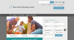 Desktop Screenshot of kissimmeeendocenter.com
